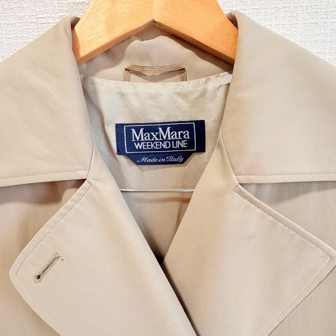 YU様　美品　高級　MaxMara マックスマーラ　ゆったり目トレンチコート
