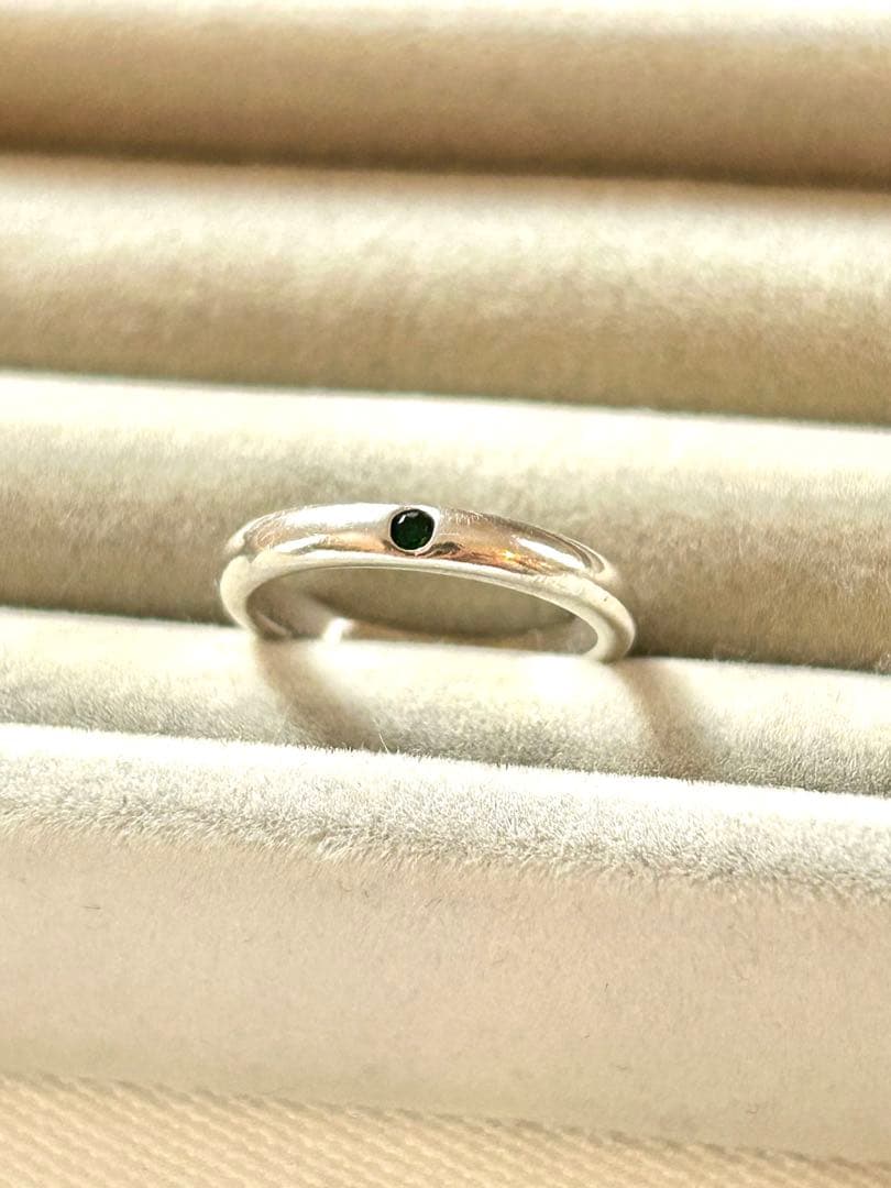 まめ⭐︎ふく様用Tiffany ティファニースタッキングリングエメラルド♯6.5