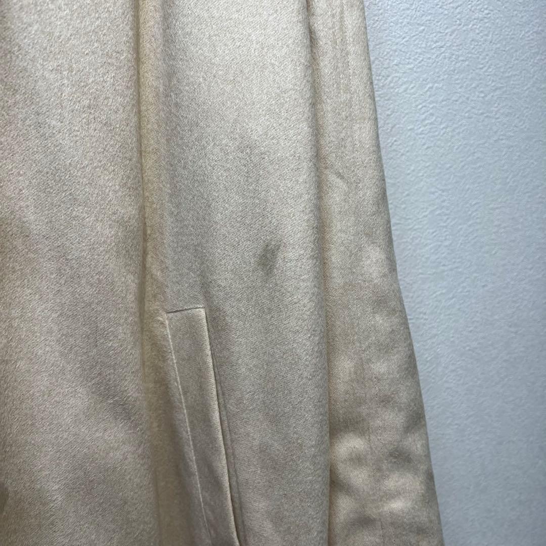 希少 JIL SANDER 上質 キャメル デザイン チェスター ロングコート