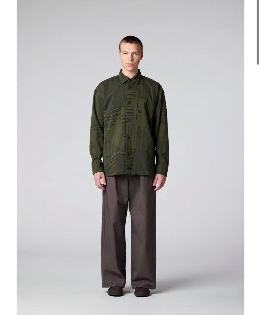 トップス 25aw im men GEOMETRY JACQUARD SHIRT