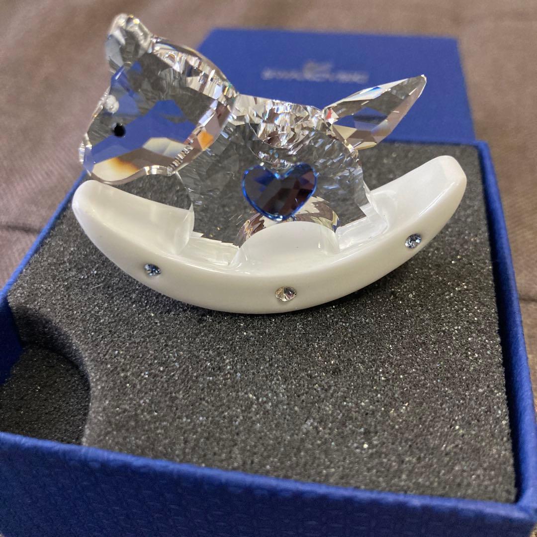 スワロフスキー　SWAROVSKI ロッキングホース　ブルー