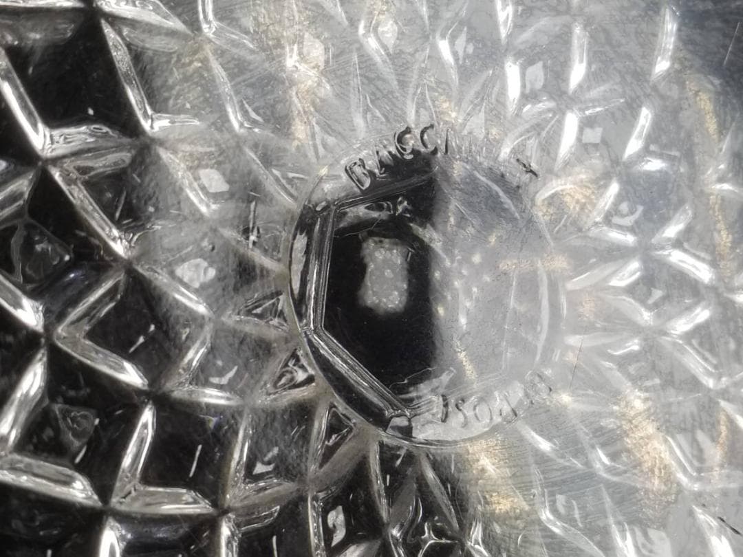 ※光輝く至高の名品!!オールドバカラ ディアマン カレ コンポート 脚付き