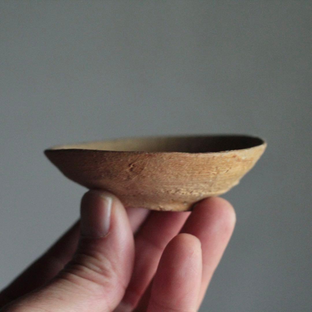 赤あがり 常滑 山盃 盃 ぐい呑み 酒器 鎌倉時代 古美術 古道具 アンティーク