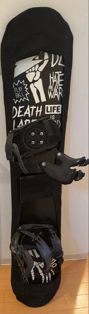 uuDEATH LABEL ブラックスノーボード