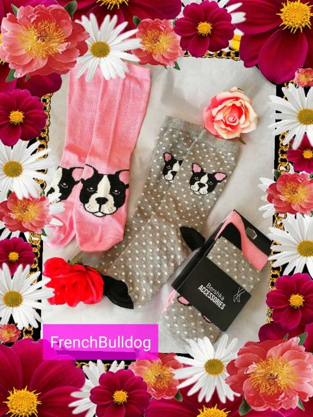 ベルシュカ 新品フレンチブルドック ソックス2足◼◆あまりに可愛い過ぎと大反響