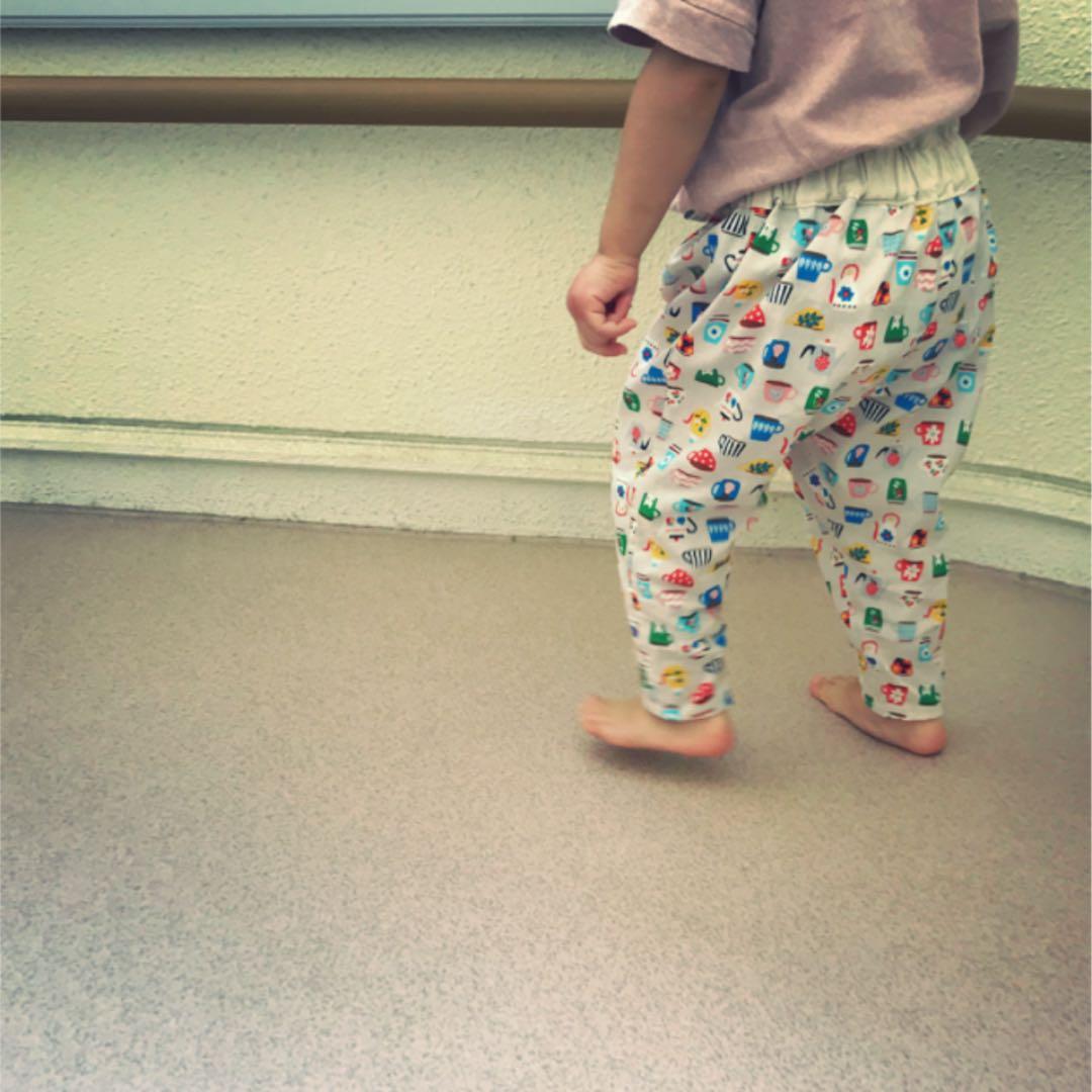 【90】コップ　サルエルパンツ　ハンドメイド　ズボン