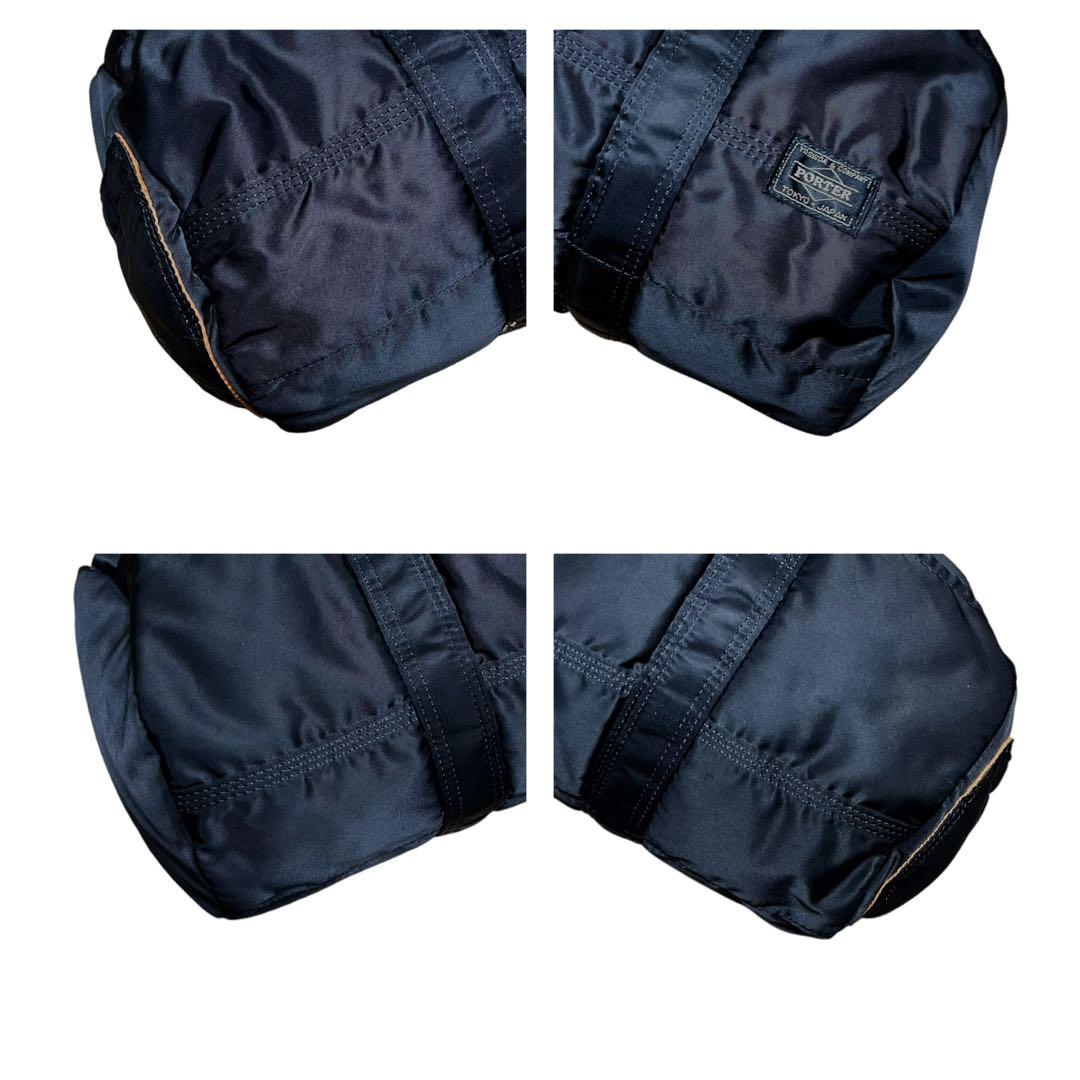 美品　ポーター　タンカー　ミニボストンバッグ　ダッフル　ナイロン　ブラック　黒