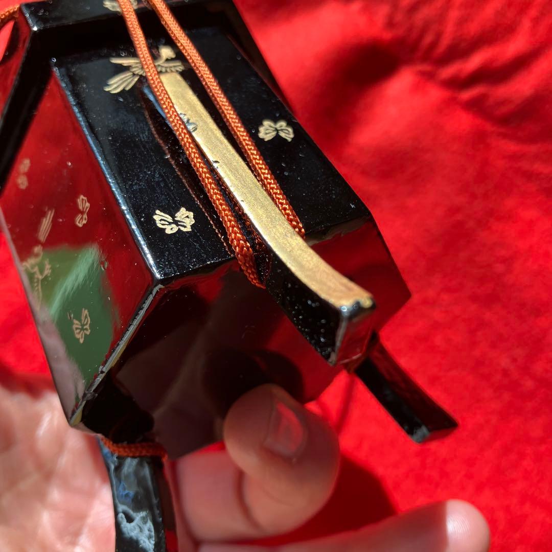 美品　貝桶　①真多呂人形　木目込み雛人形の貝桶　木製