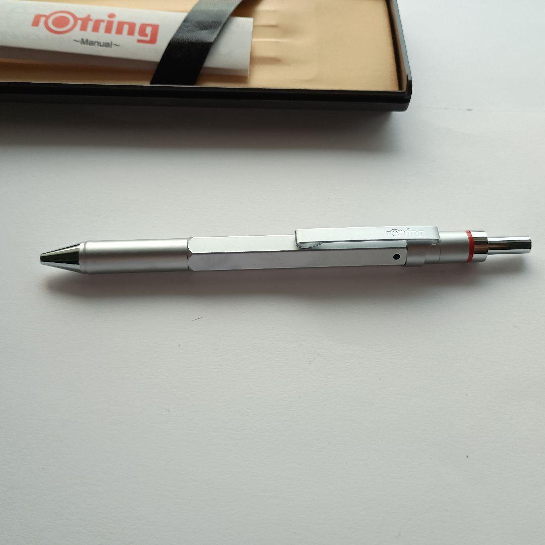 m*o様 【廃盤】ロットリング ニュートントリオ　シルバー　3in1　多機能ペン