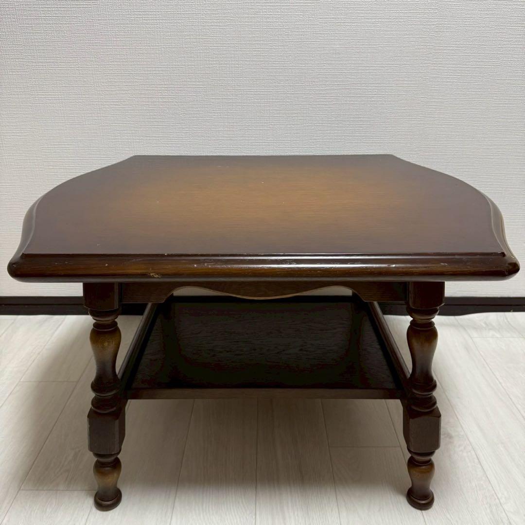 飛騨産業 キツツキマーク　サイドテーブル コーヒーテーブル レトロ 飛騨家具