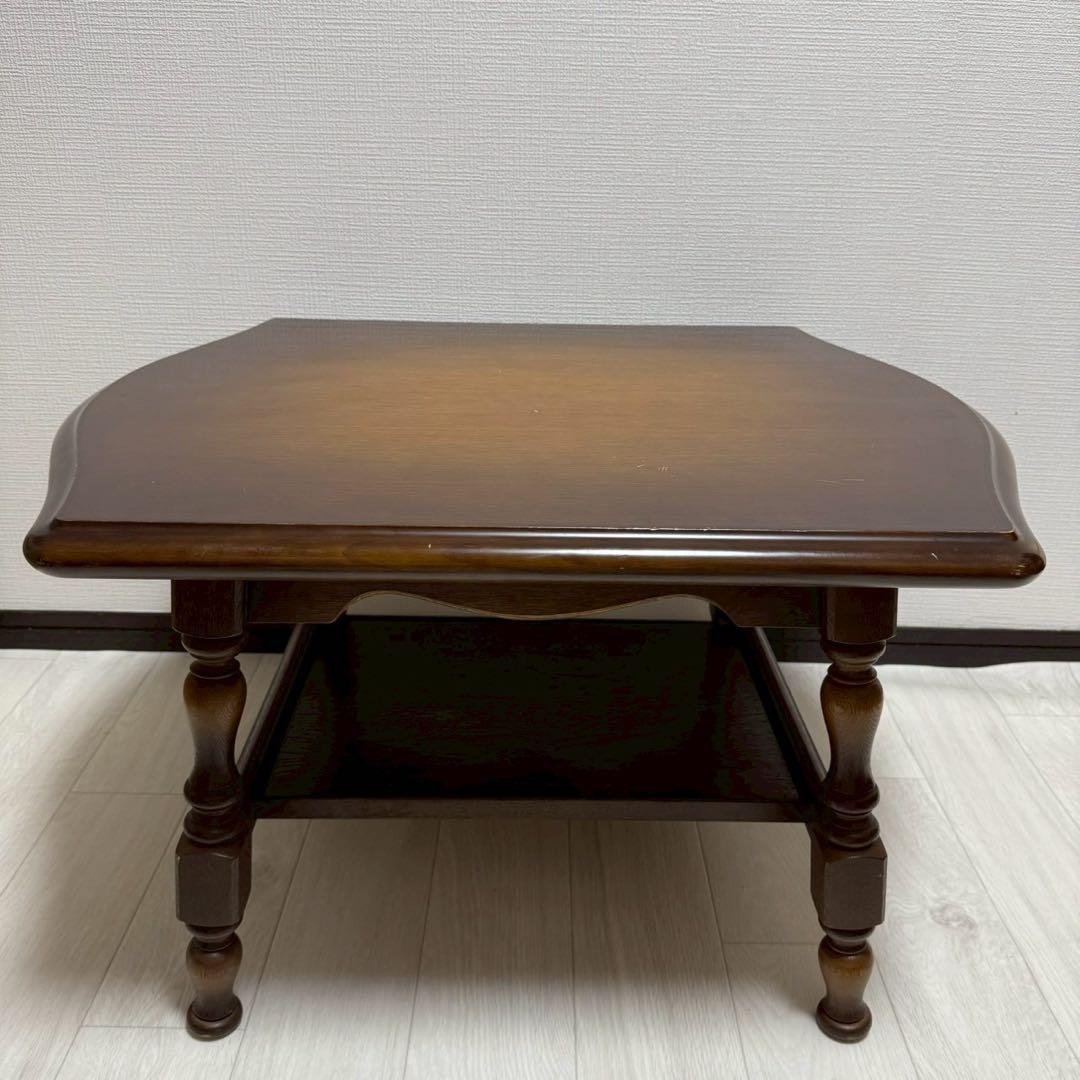 飛騨産業 キツツキマーク　サイドテーブル コーヒーテーブル レトロ 飛騨家具