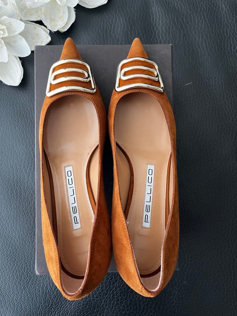 専用【PELLCO】 ＊.パンプス ヤギ革CUORE80