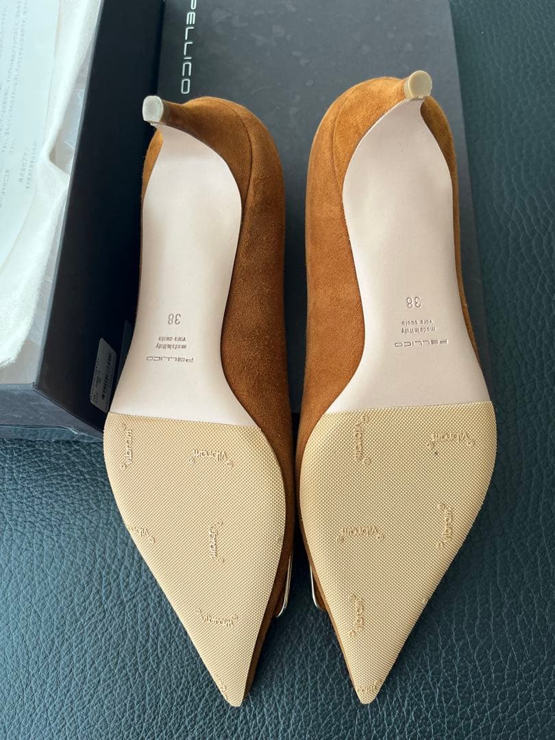 専用【PELLCO】 ＊.パンプス ヤギ革CUORE80