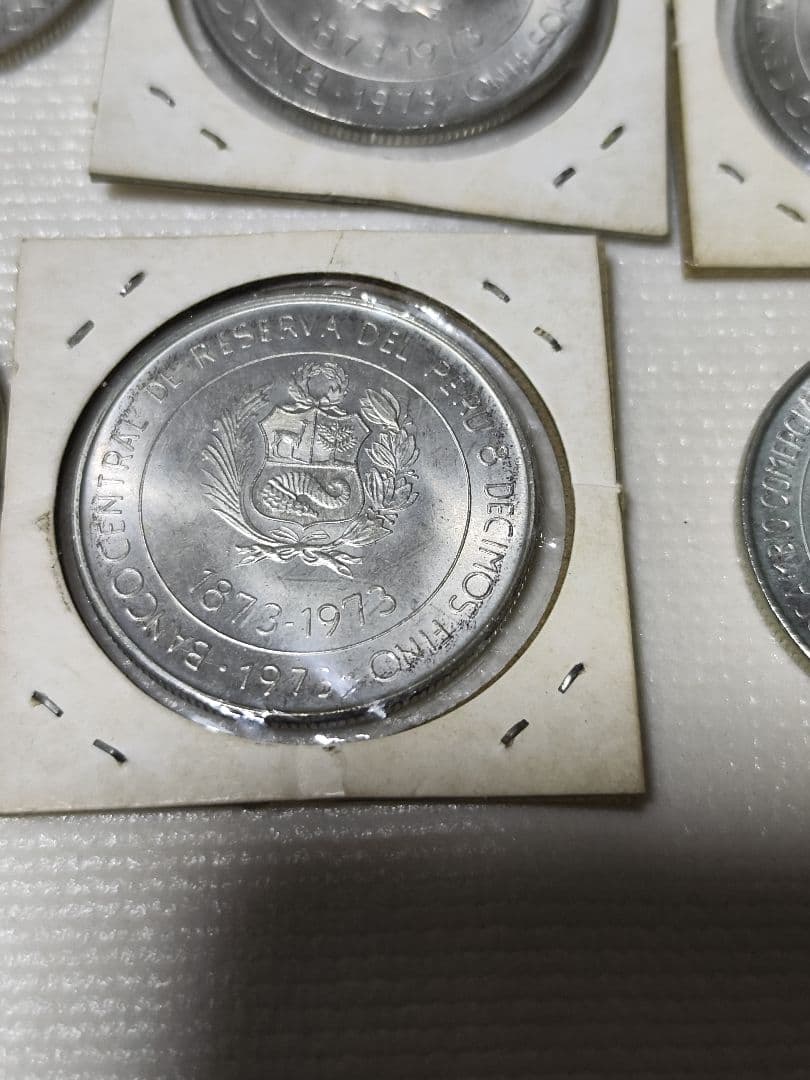 日本ペルー修好100周年記念　100ソル銀貨 記念硬貨