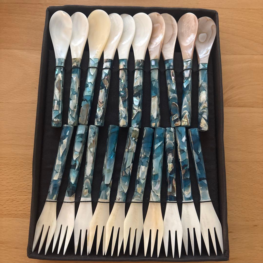 カトラリーセット スプーン10本 フォーク10本