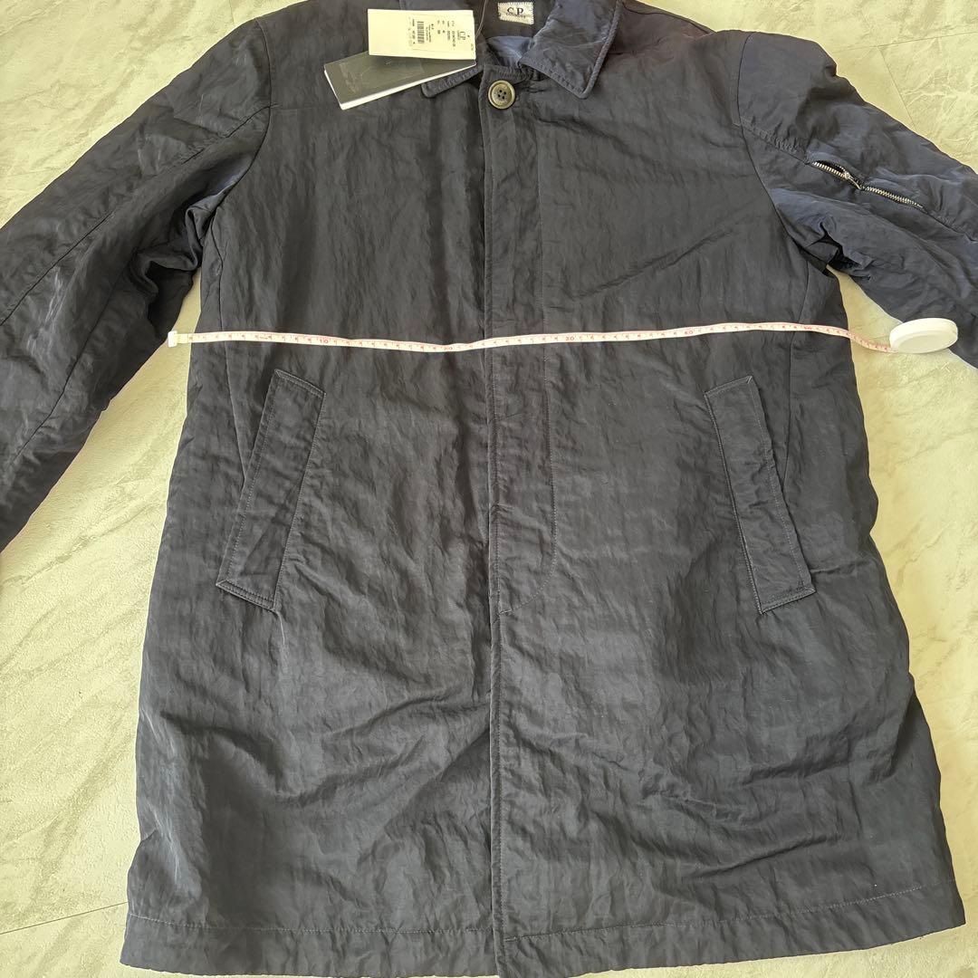 未使用　C.P.COMPANY NYLON ネイビー　ステンカラーコート 48