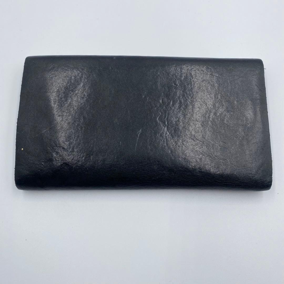 美品　所作　Shosa　所作　ブラック×シャボン　ロングウォレット