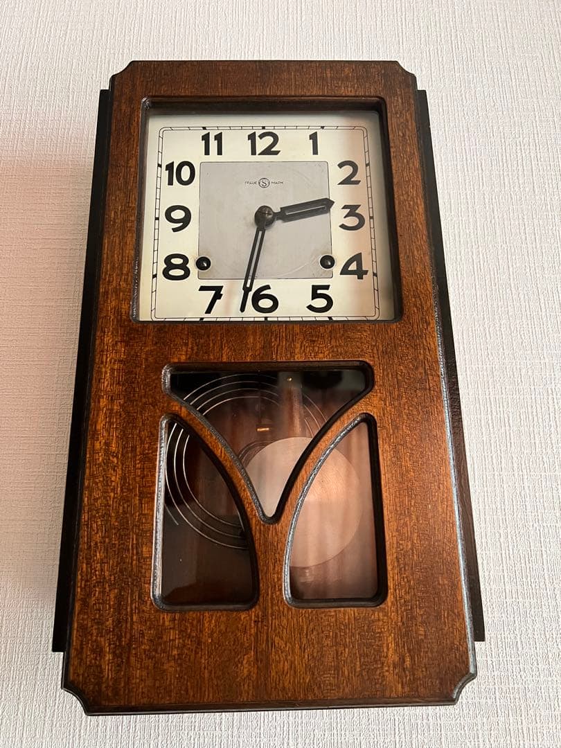 精工舎SEIKOSHA振り子時計ゼンマイ掛け時計柱時計古時計ボンボン時計稼働品