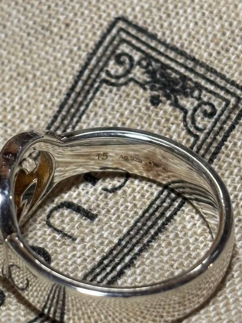 GUCCI シルバー GGロゴリング