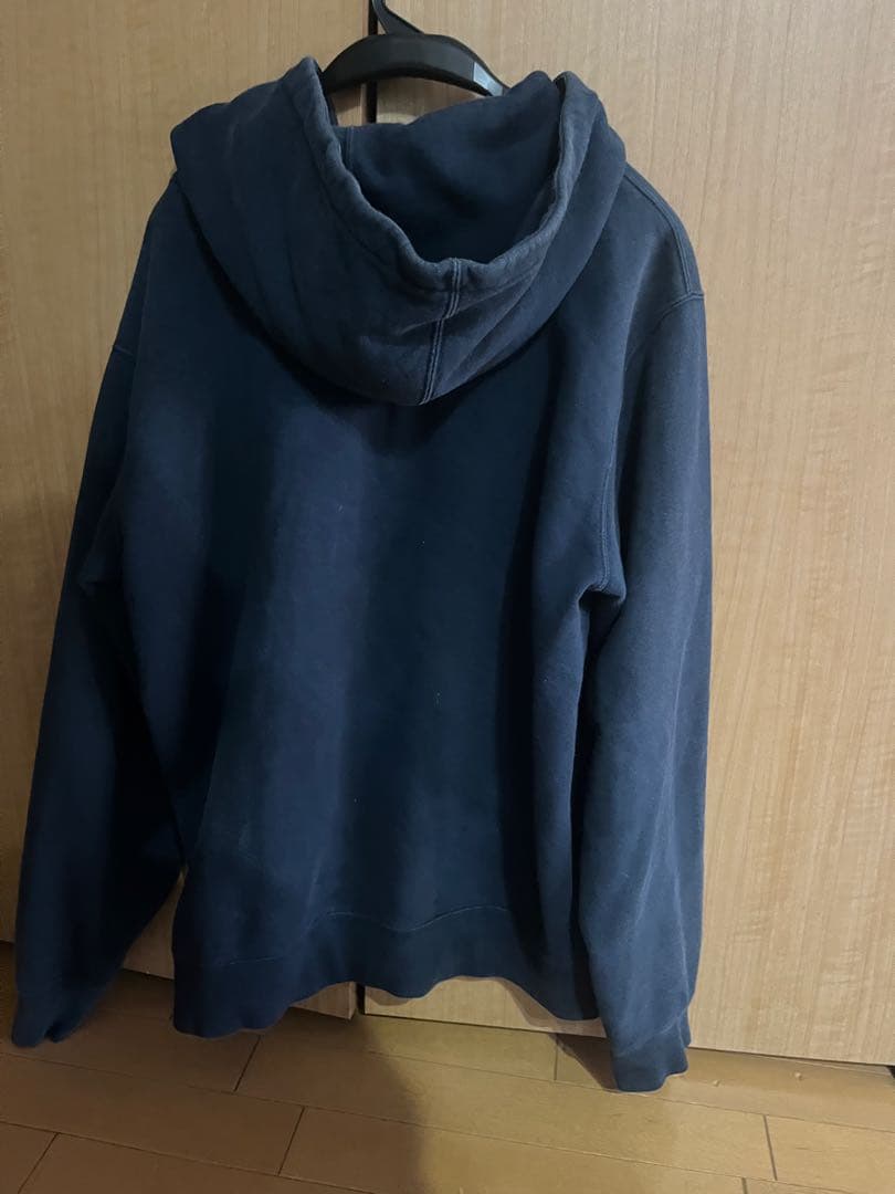 Supremeボックスロゴ ジップパーカー 【ネイビー】