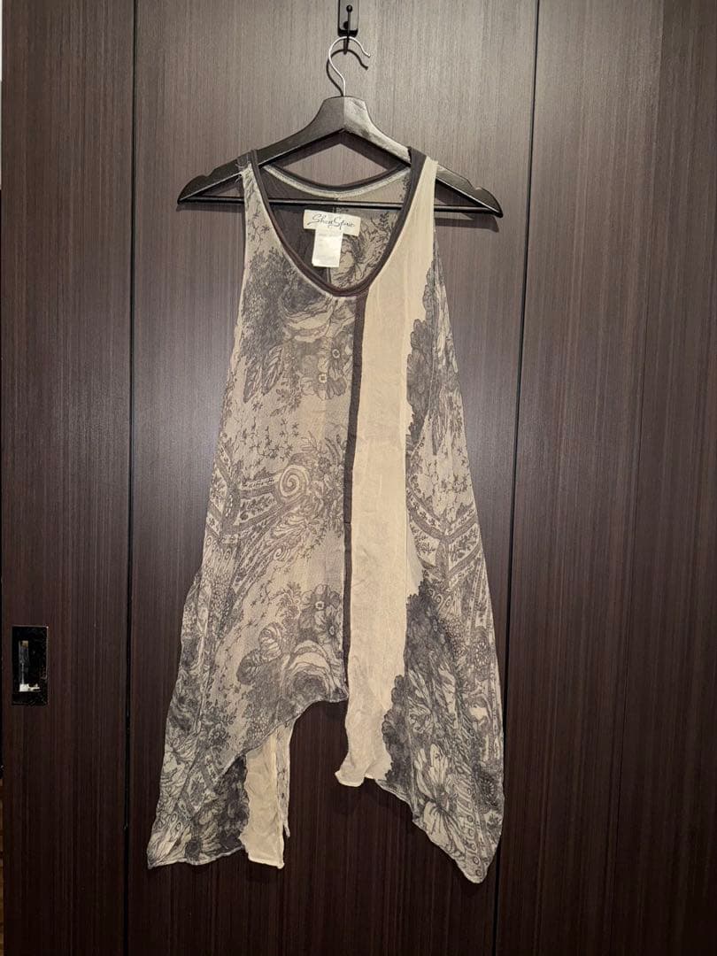 Share Spirit シルクタンクトップ　ワンピース