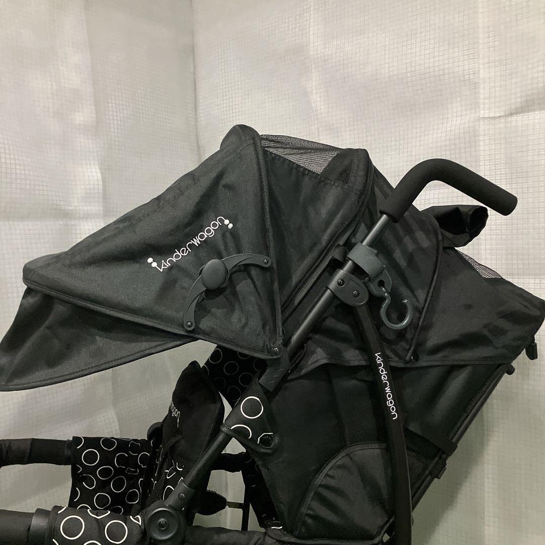 キンダーワゴン 2人乗り DUO シティ HOP ブラック 即日発送 送料無料