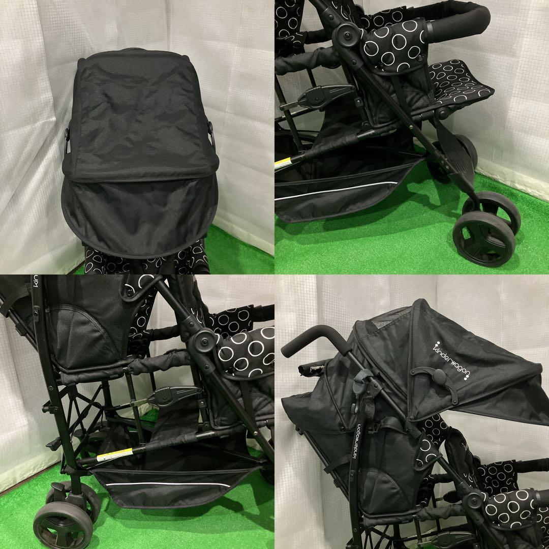 キンダーワゴン 2人乗り DUO シティ HOP ブラック 即日発送 送料無料