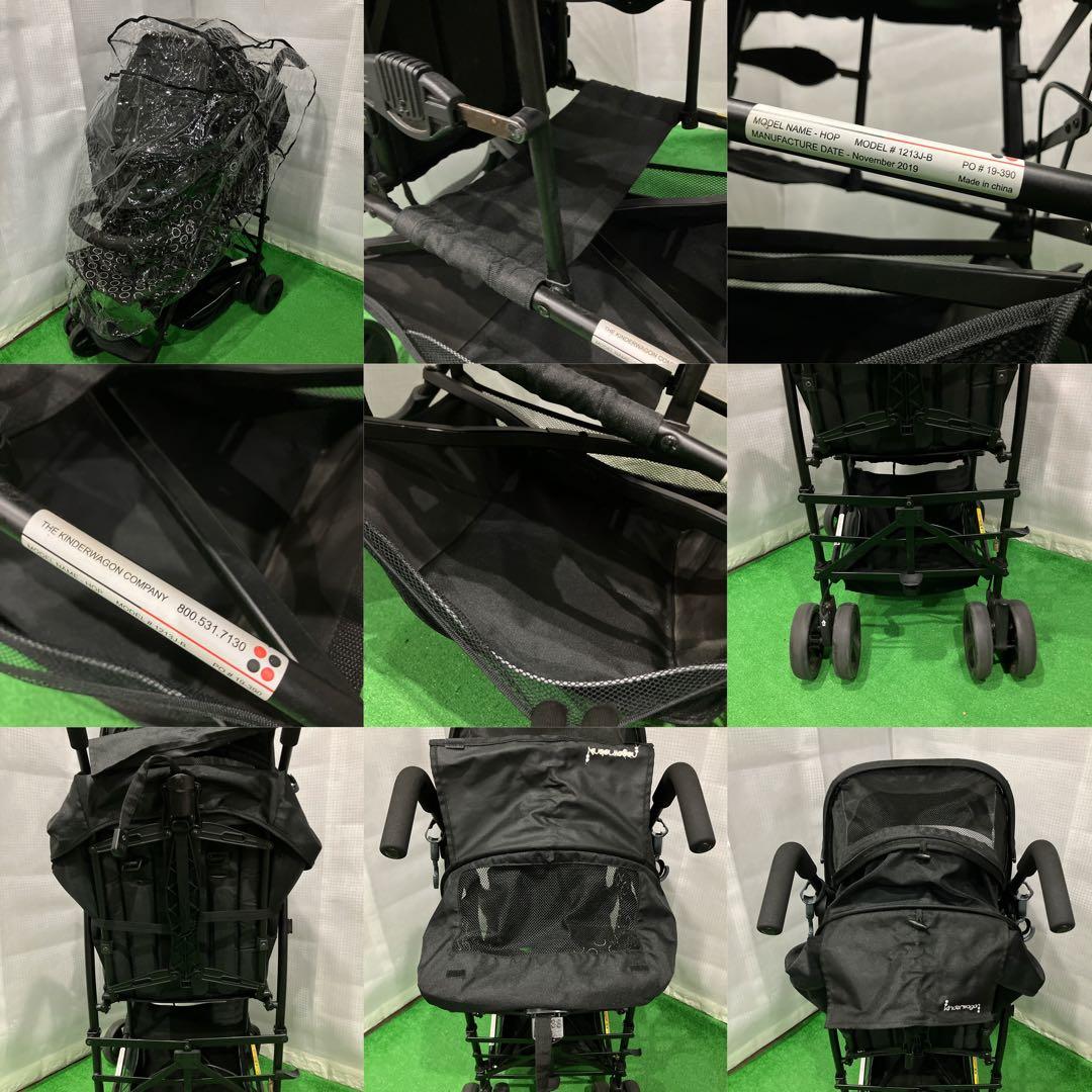 キンダーワゴン 2人乗り DUO シティ HOP ブラック 即日発送 送料無料