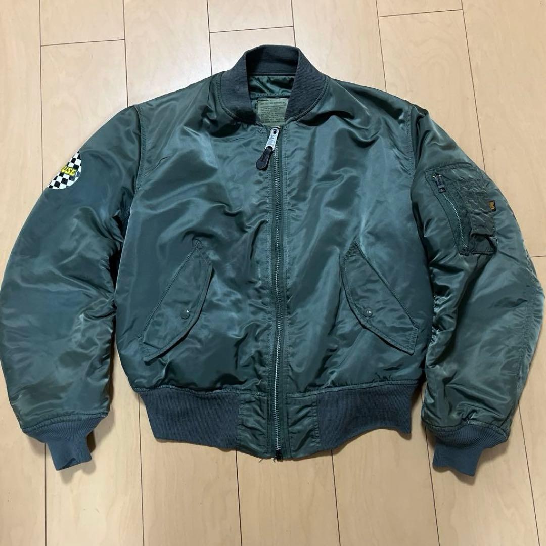 80s～90s USA製　alpha MA-1 ジャンパー（Msize）