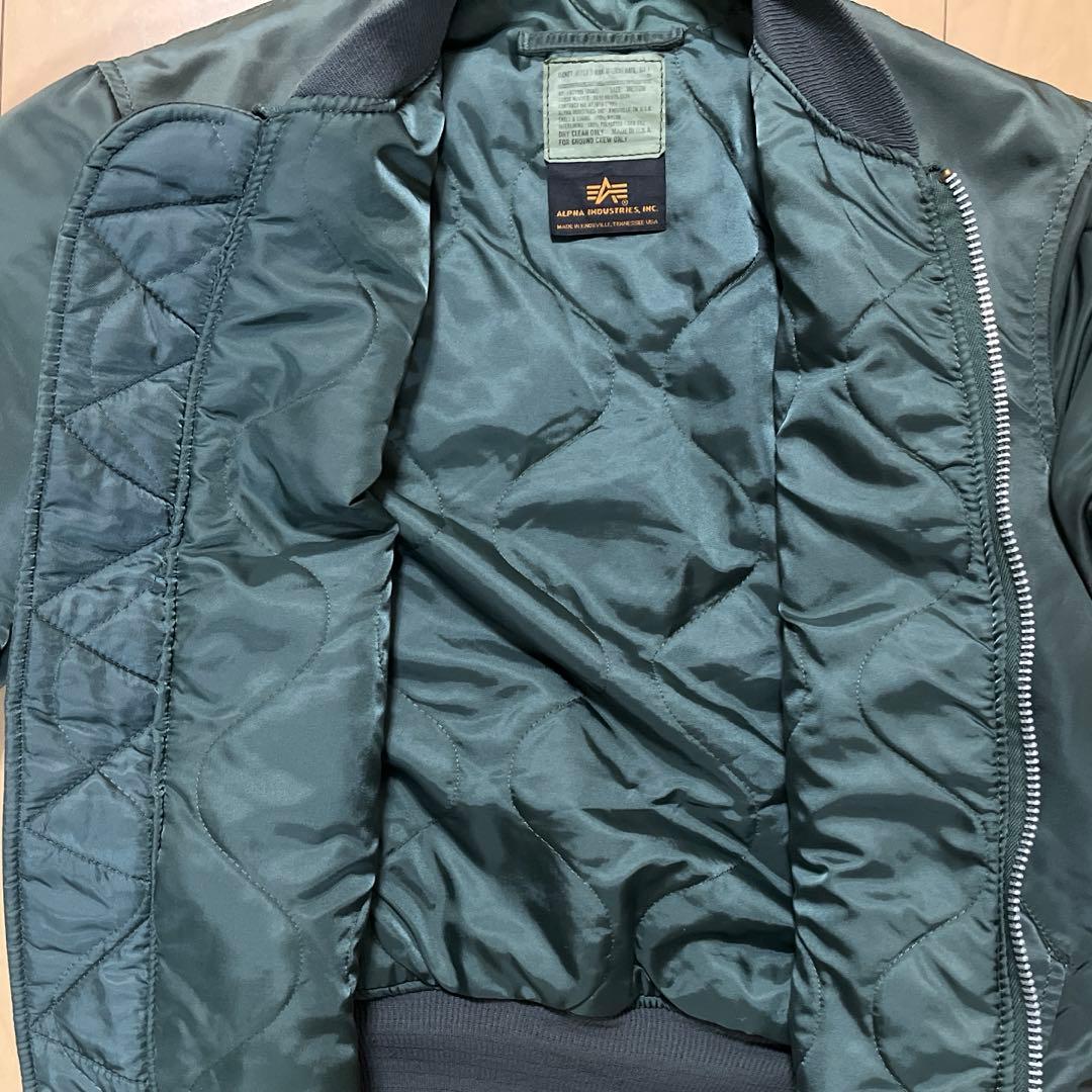 80s～90s USA製　alpha MA-1 ジャンパー（Msize）