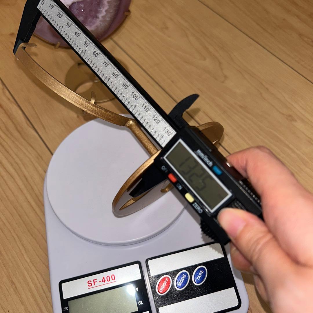 bigサイズ 瑪瑙 アゲート 月 専用台座付き 288g