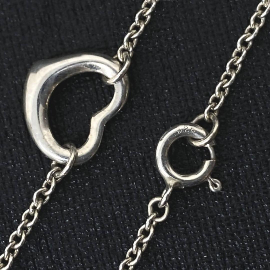 TIFFANY&Co シルバー925 3連オープンハート チェーン ブレスレット