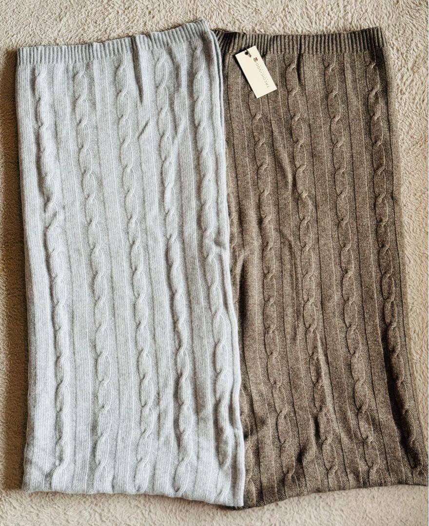 【イタリア輸入品】Tredicinodi カシミヤ 大判ブランケット