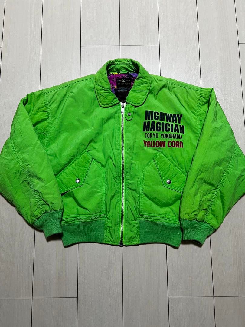 yellow corn イエローコーン　ブルゾン　MA-1 90s 希少　中綿