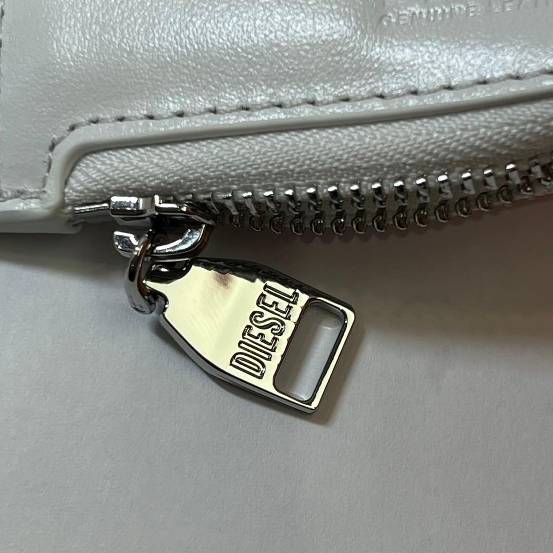 【DIESEL/ディーゼル】未使用品　ミニ財布　ホワイト　箱付き