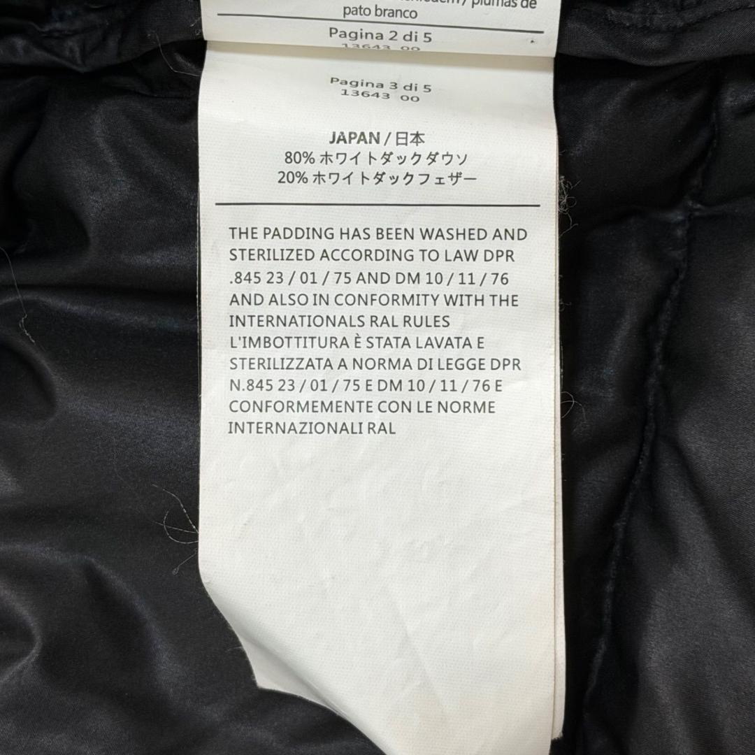 17125✨レッドヴァレンティノ 38 M リボン ダウンジャケット ブラック
