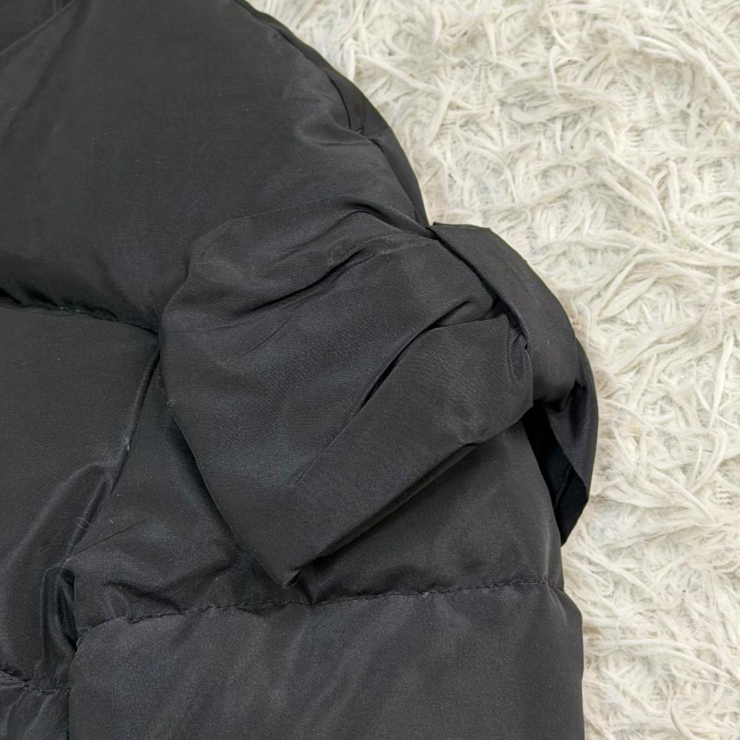 17125✨レッドヴァレンティノ 38 M リボン ダウンジャケット ブラック