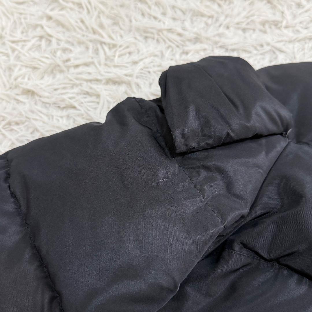 17125✨レッドヴァレンティノ 38 M リボン ダウンジャケット ブラック