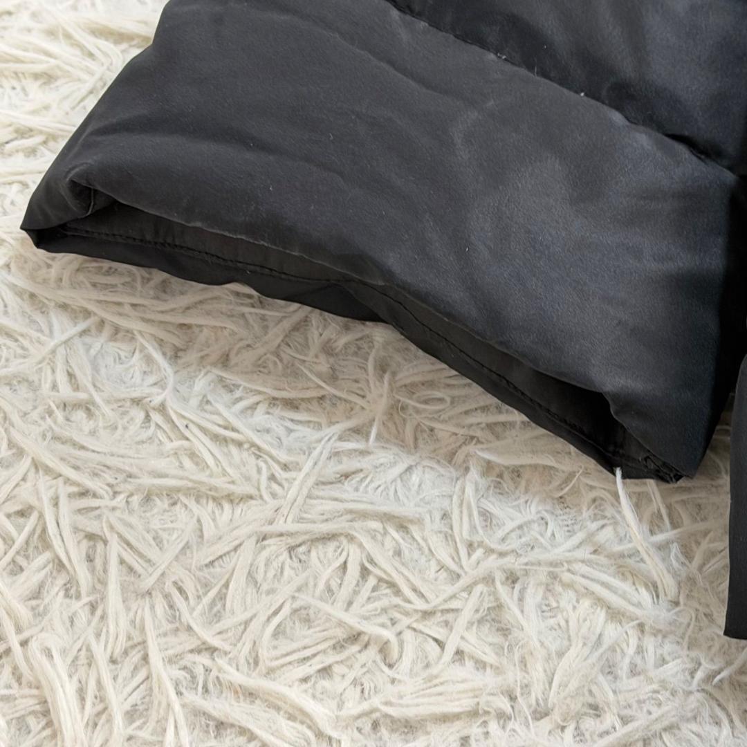 17125✨レッドヴァレンティノ 38 M リボン ダウンジャケット ブラック