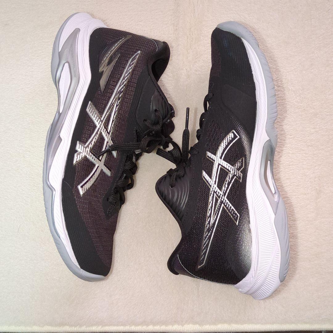 ASICS バレーボールシューズ ブラック/シルバー