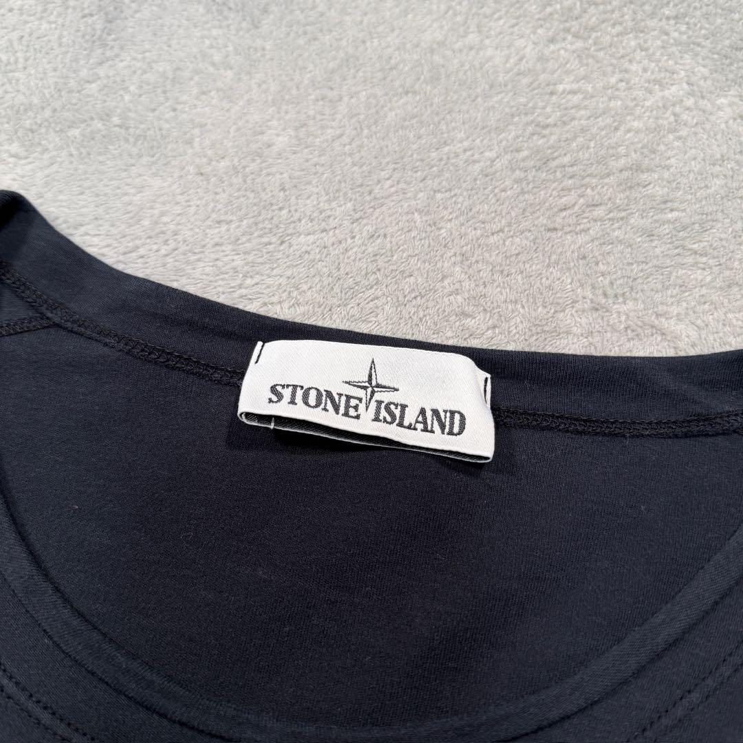 ストーンアイランド　長袖Tシャツ　ロンT ブラック　XL 651520745