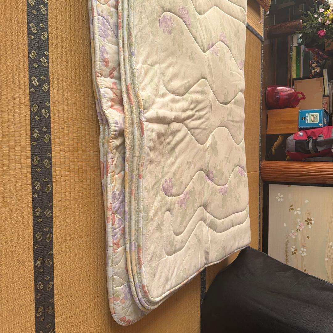 マルハチ真綿　羊毛敷き布団140cm x 205cm