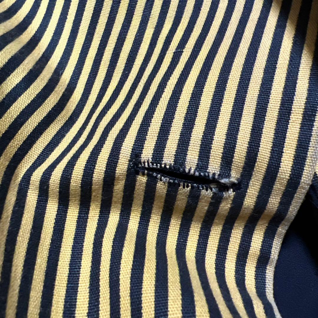 20s 30s french vintage リバーシブル コート ストライプ