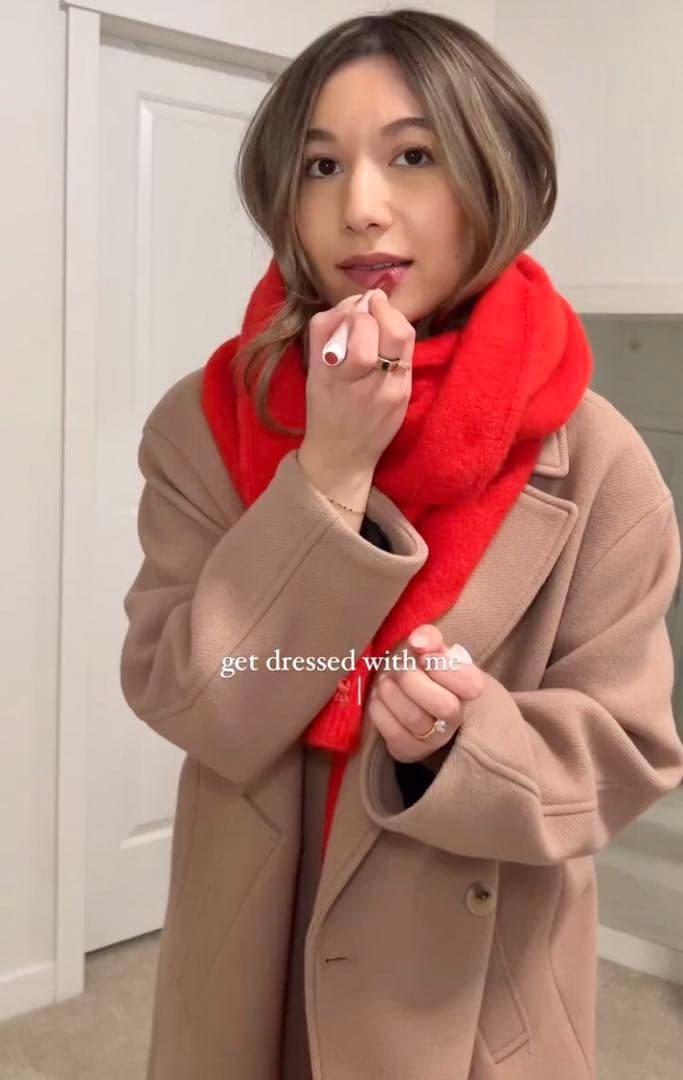 新品 ZARA オーバーサイズウールブレンドコート Sサイズ