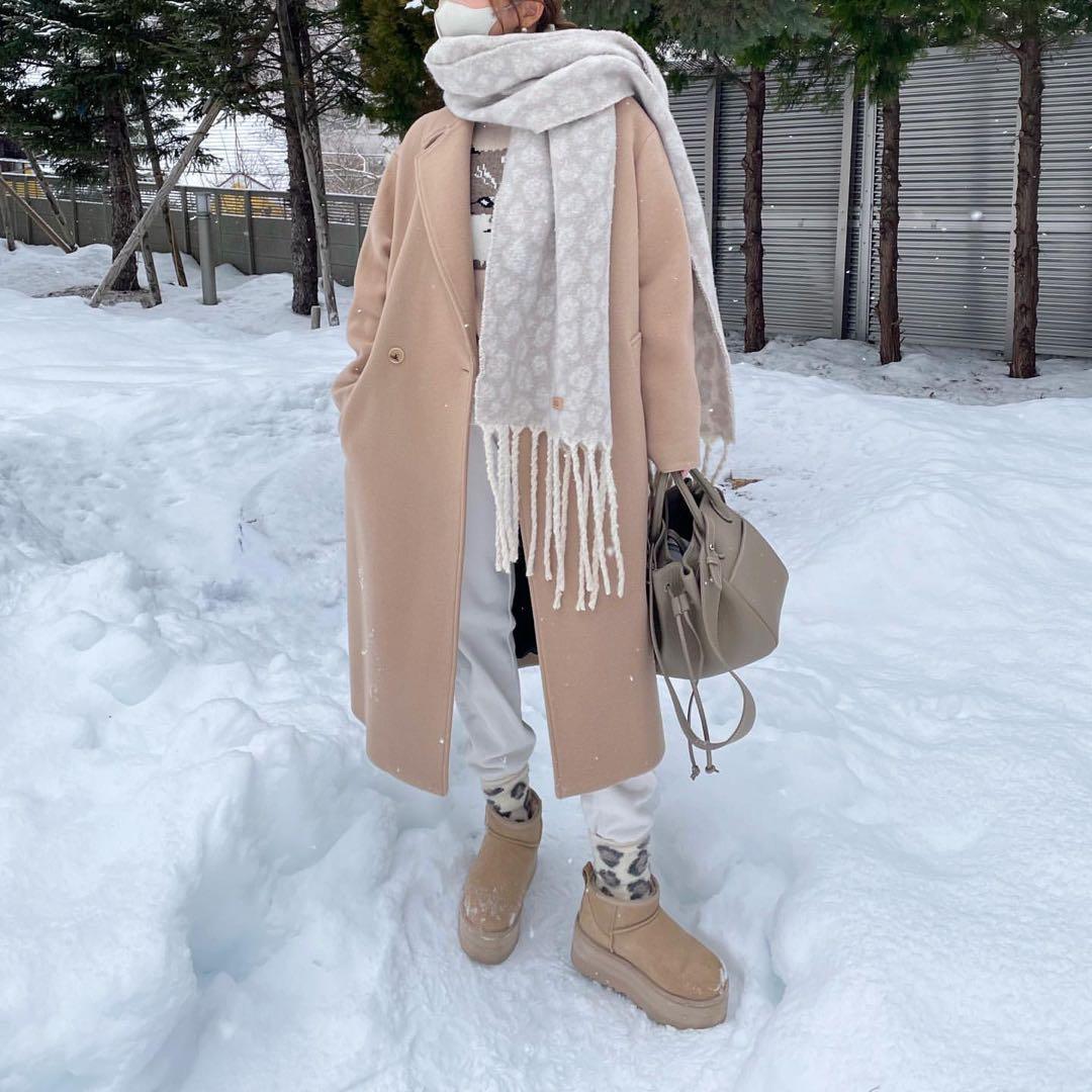 新品 ZARA オーバーサイズウールブレンドコート Sサイズ