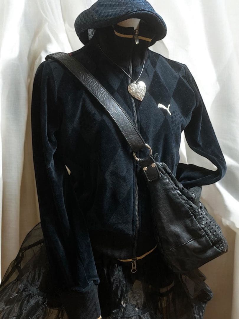 00sPUMA定価6万✴︎ベロアy2kトラックJKフェアリーグランジパンクロック