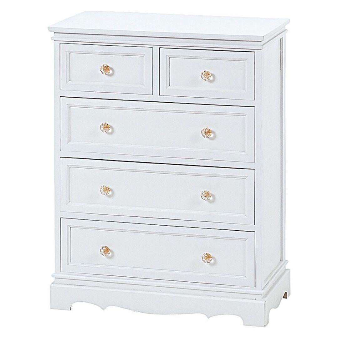 タンス チェスト ホワイト HAGIHARA