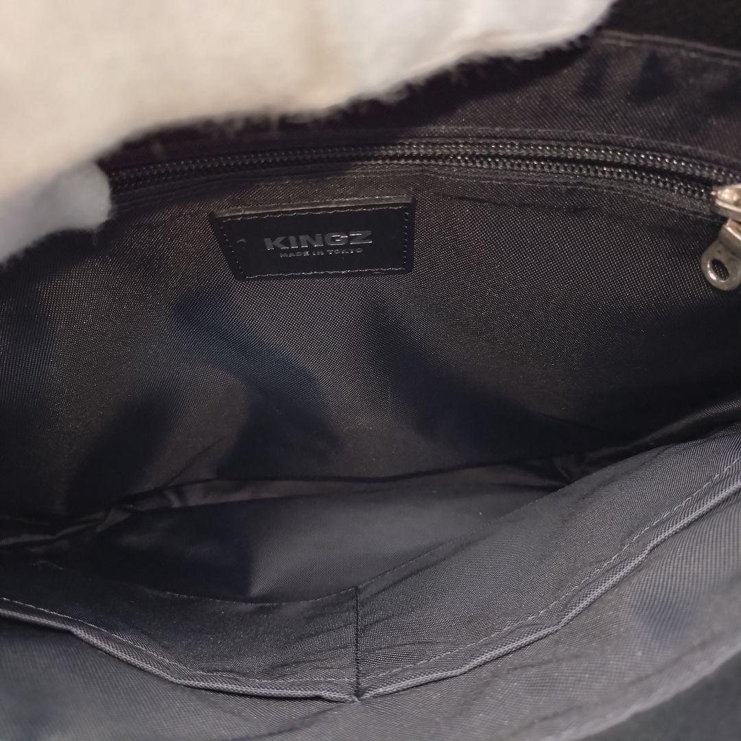 【極美品】サマンサキングズ レザー トートバッグ ショルダー メンズ ブラック