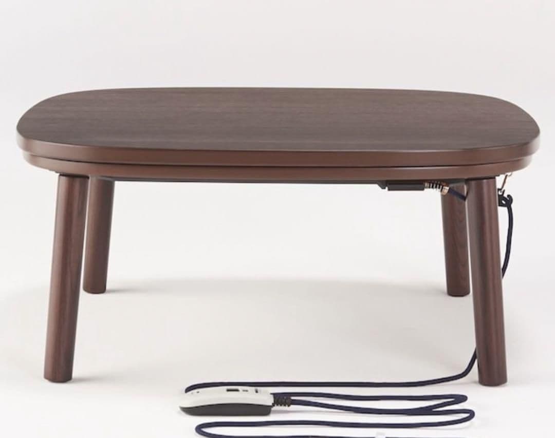 ⭐︎廃盤⭐︎無印良品こたつ　タモ材　ダークブラウン　正方形