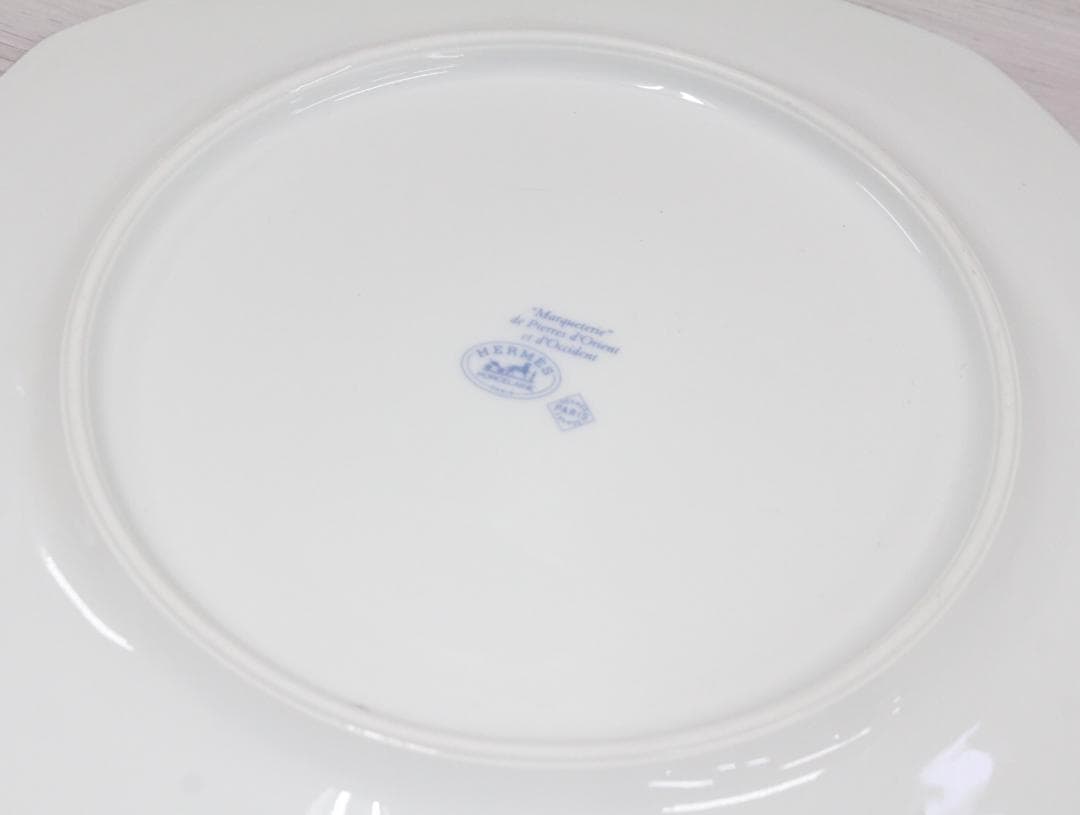 ▲美品 エルメス ピエール・ドリアン・エ・ドクシダン 八角形プレート 大皿